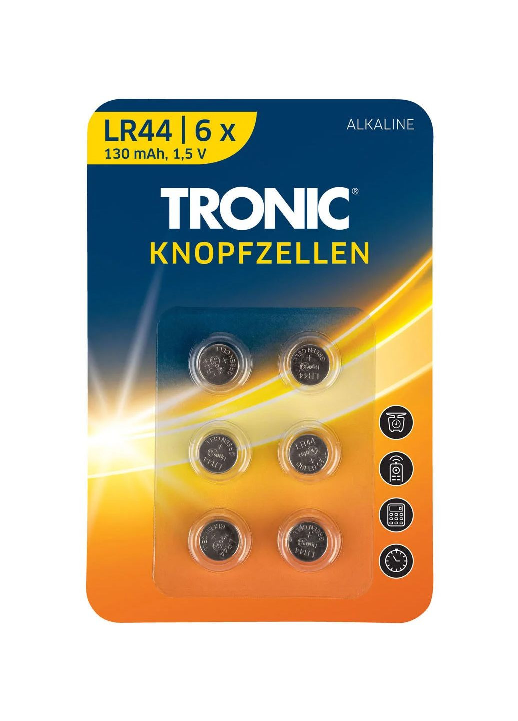 Батарейки таблетки LR44 6 шт Tronic (280801055)