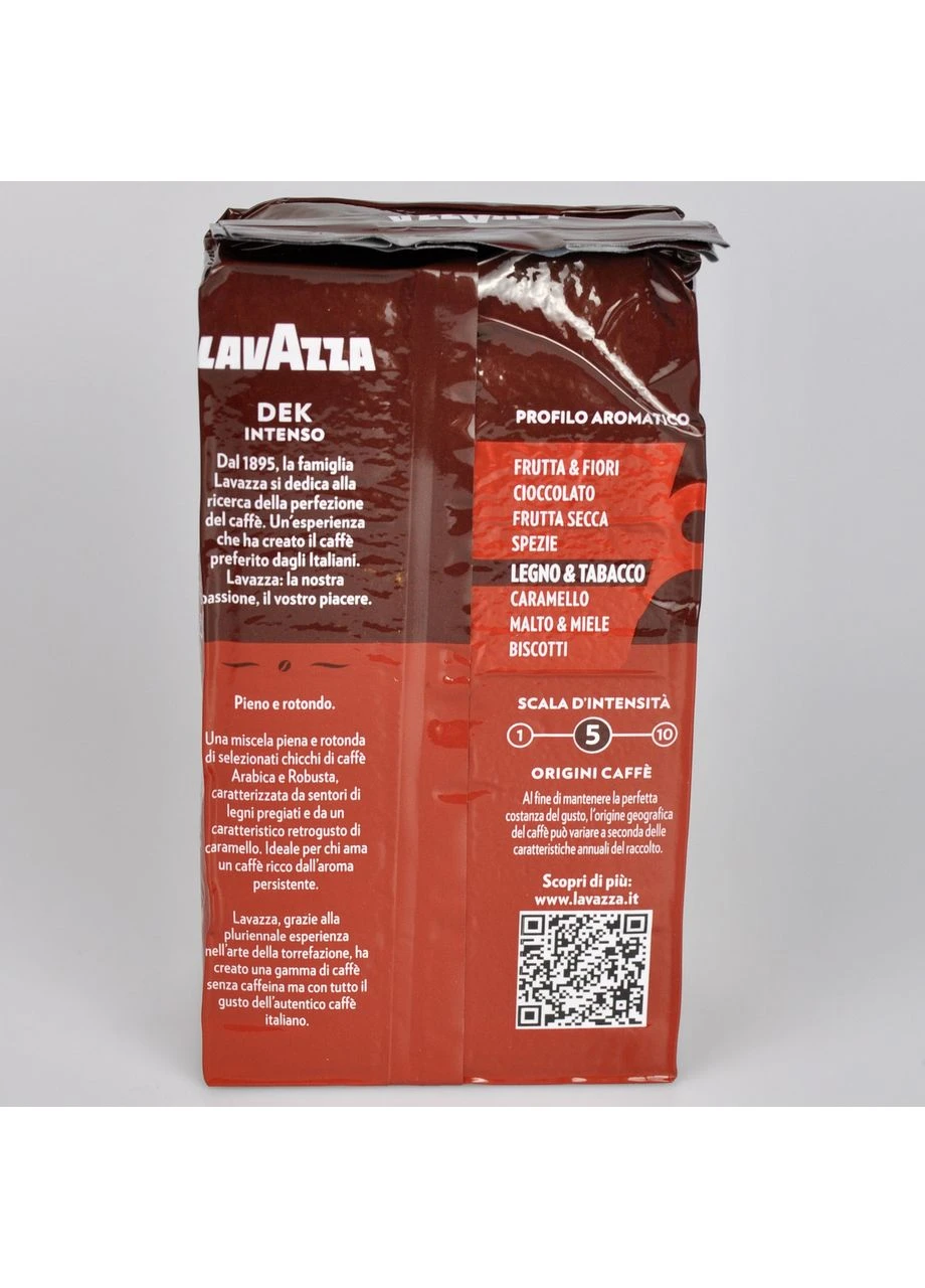 Молотый кофе DEK Intenso, 250г Lavazza (391218980)