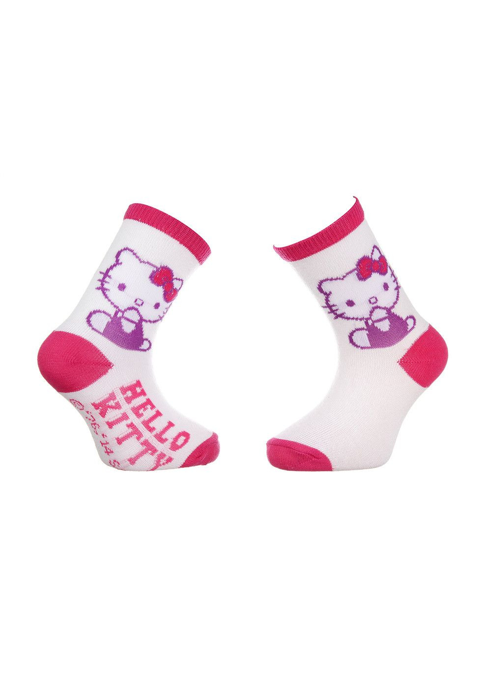 Шкарпетки Dimensional Pose white/magenta Hello Kitty (333958159)