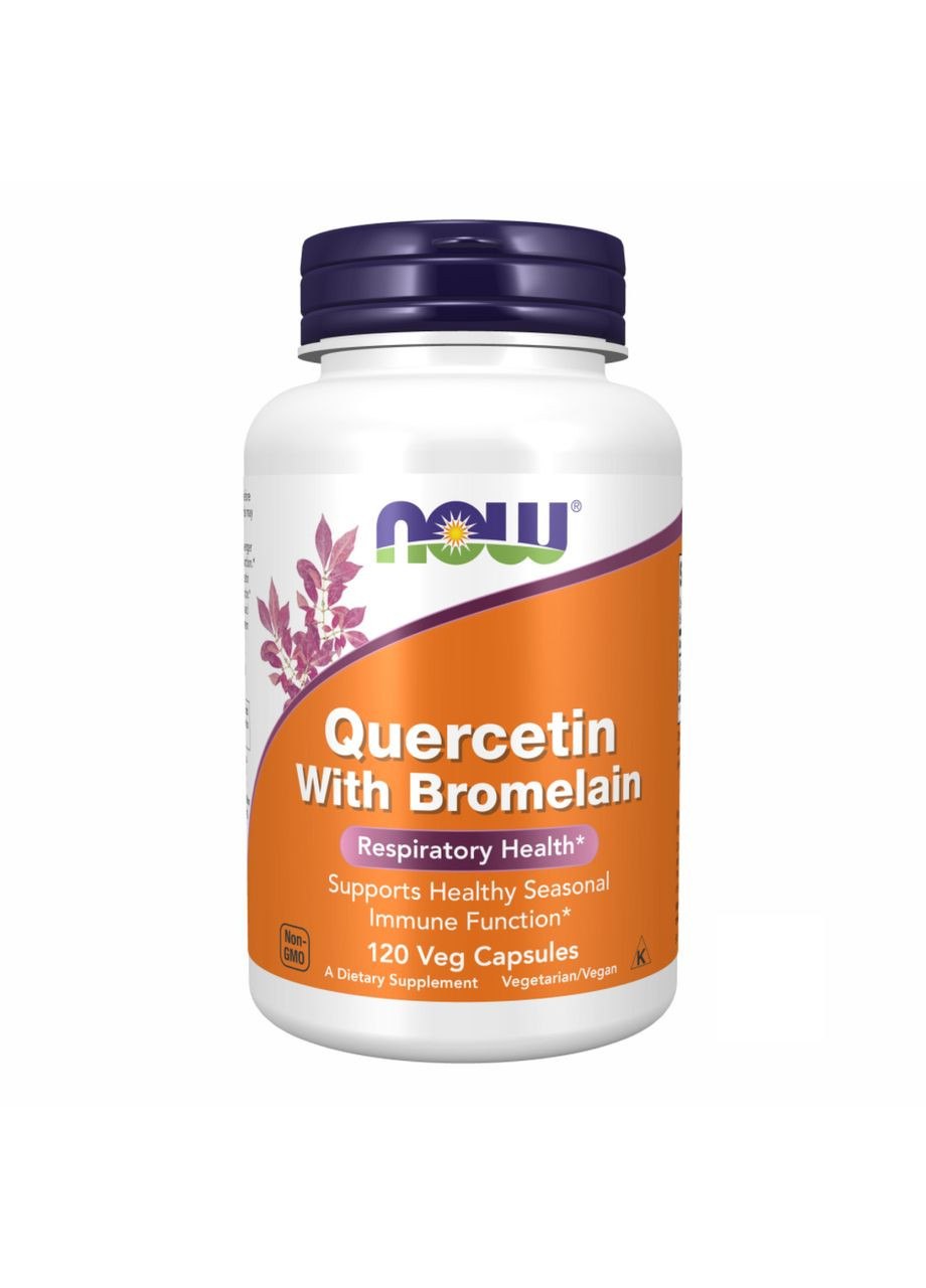 Quercetin with Bromelain - 120 vcaps Now Foods (369396813)