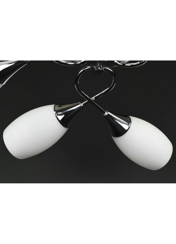 Стельова люстра на 6 лампочок 27300 Хром 15х63х63 см. Sunnysky (335975316)