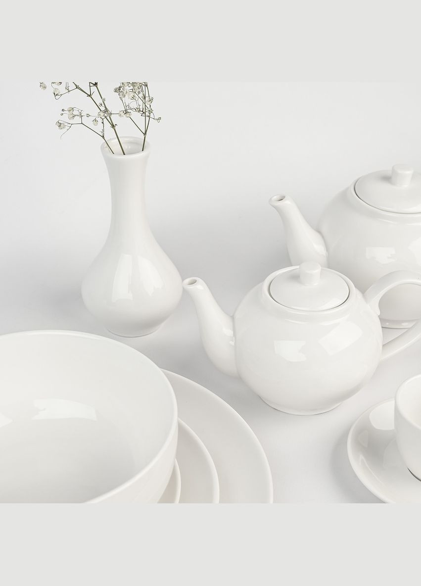 Заварочный чайник MY HOME 450 мл "ЖЕМЧУЖИНА" фарфор (KP-96 S WHITE) MVM (305832227)