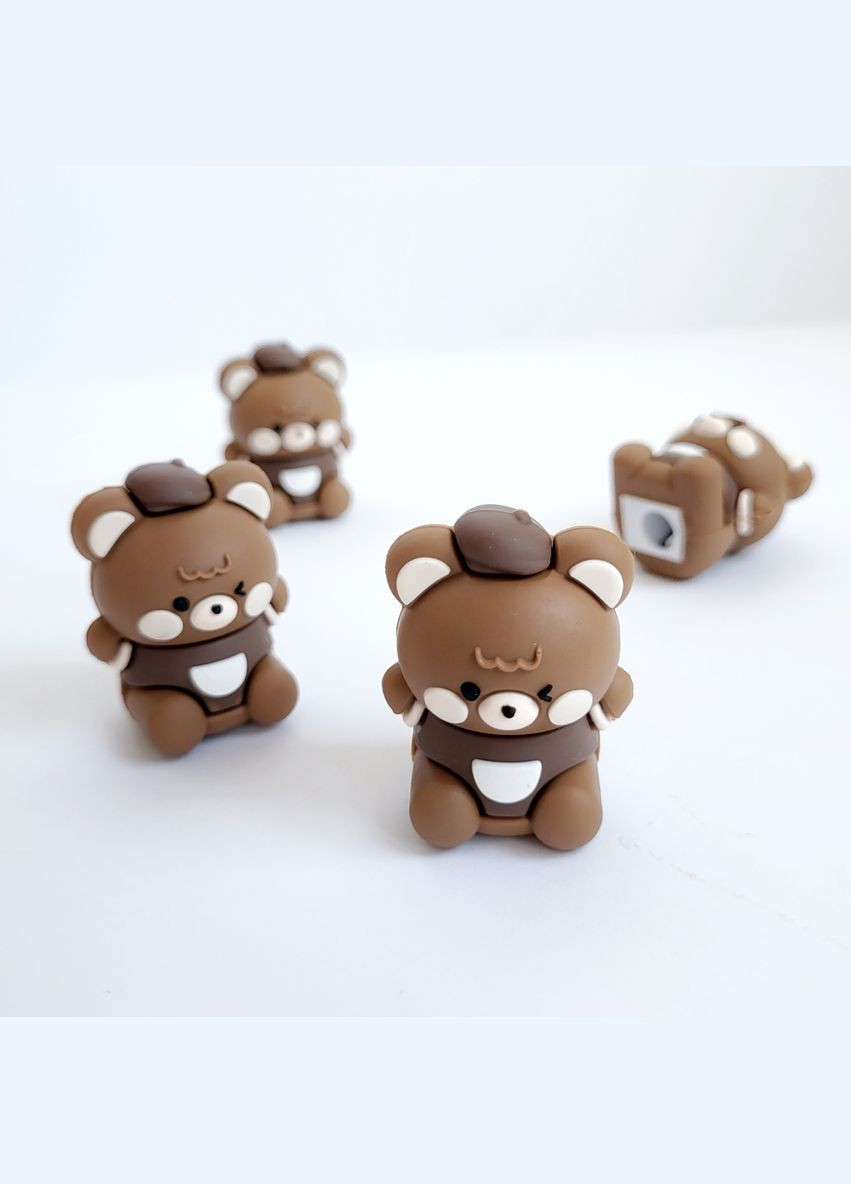 Лента для карандашей в форме мишки Bear, коричневая для детских и канцелярских карандашей No Brand (322872579)