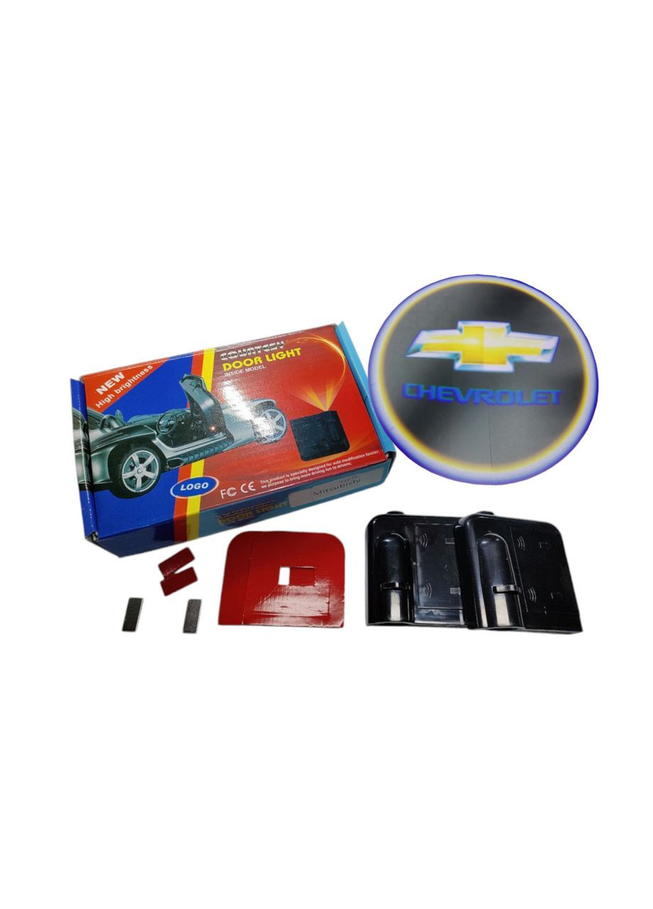 Лазерная подсветка на дверях автомобиля с логотипом Chevrolet (330255113)
