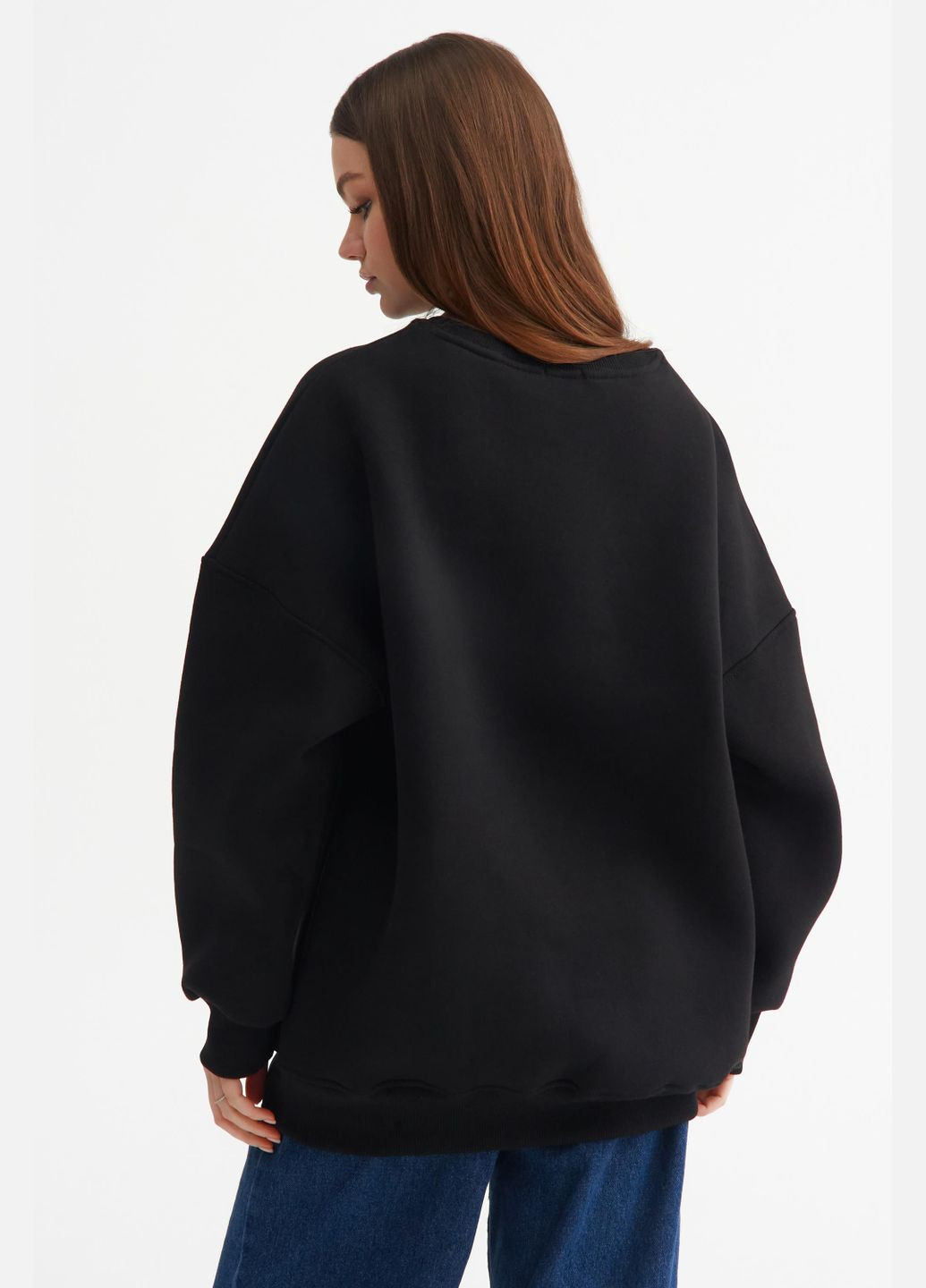 Черный свитшот, цвет черный ES8 (336494638)