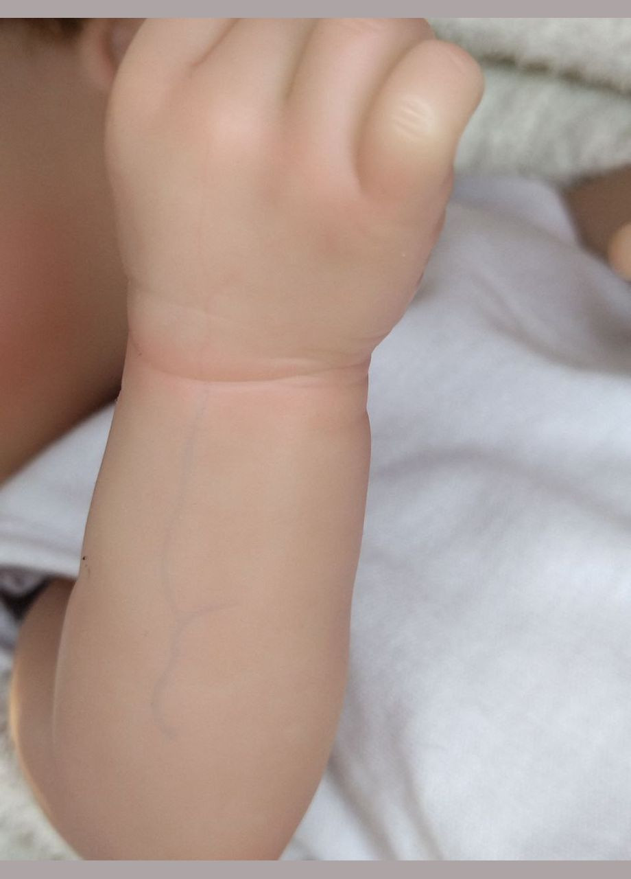 Лялька Реборн дівчинка новонароджена вініл-силіконова можна купати 42 см (М1342058) NPK (301021255)