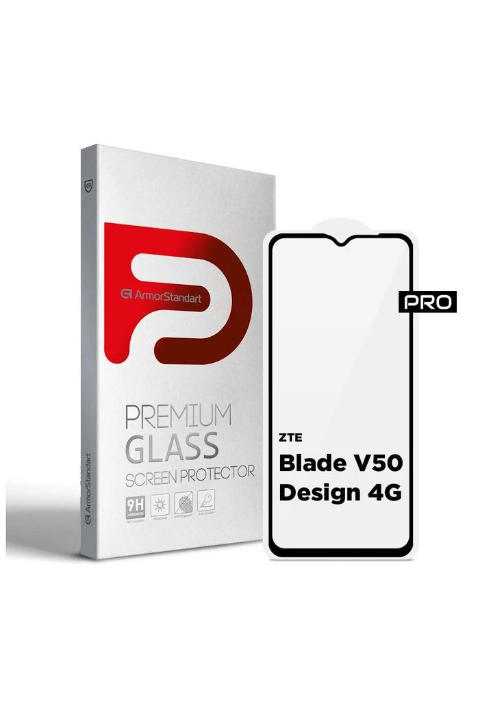 Скло захисне (ek16369) ArmorStandart Pro ZTE Blade V50 Design 4G Black (388904170)