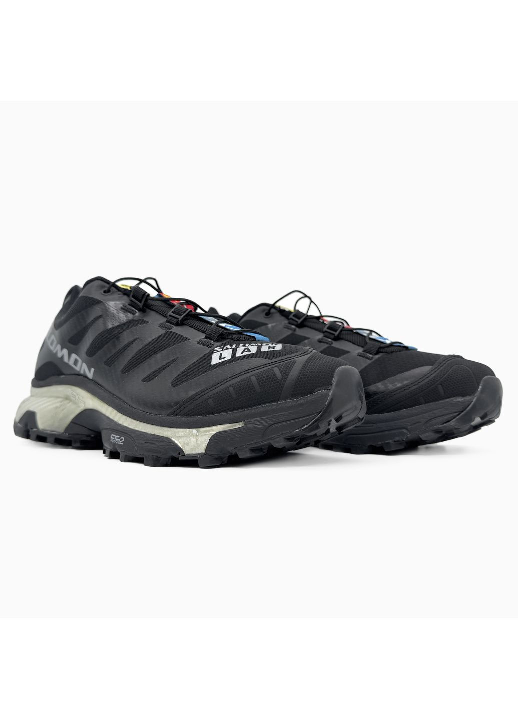 Чорні літні кросівки salomon xt-4 advanced black саломон хт 4 No Brand