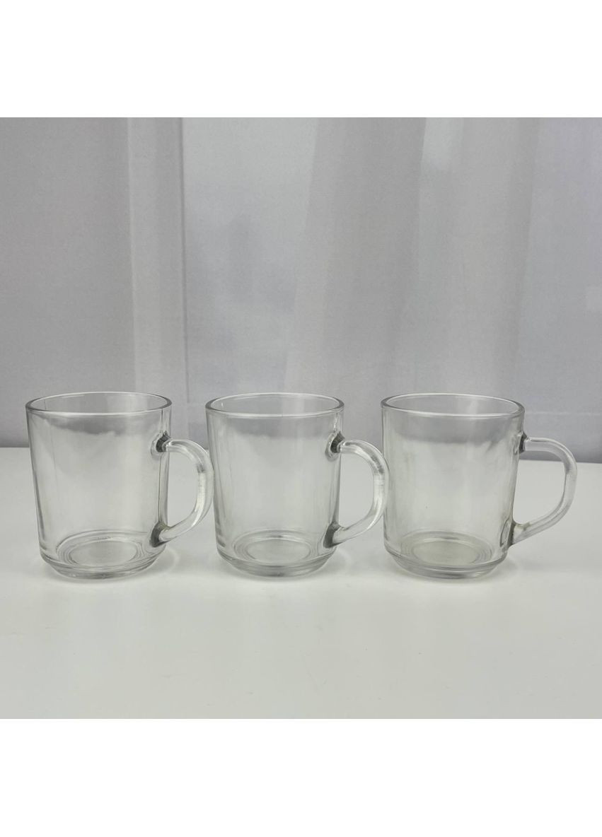 Набір кухлів OСT-2108-BP6 240 мл 3 шт Батлер (348168677)