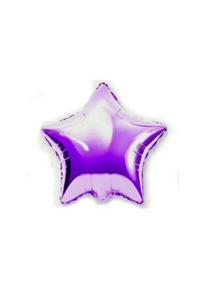 Фольгована зірка 10"(25см) лілова, Китай No Brand (302313333)