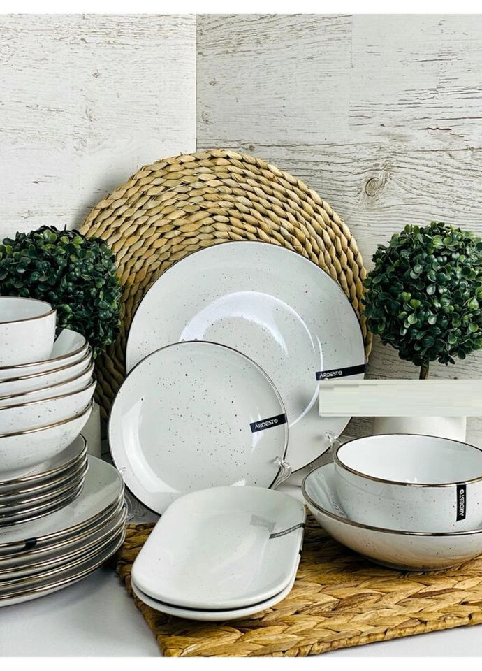 Сервиз столовый Bagheria White AR0022WGС 22 предмета голубой Ardesto (335585365)