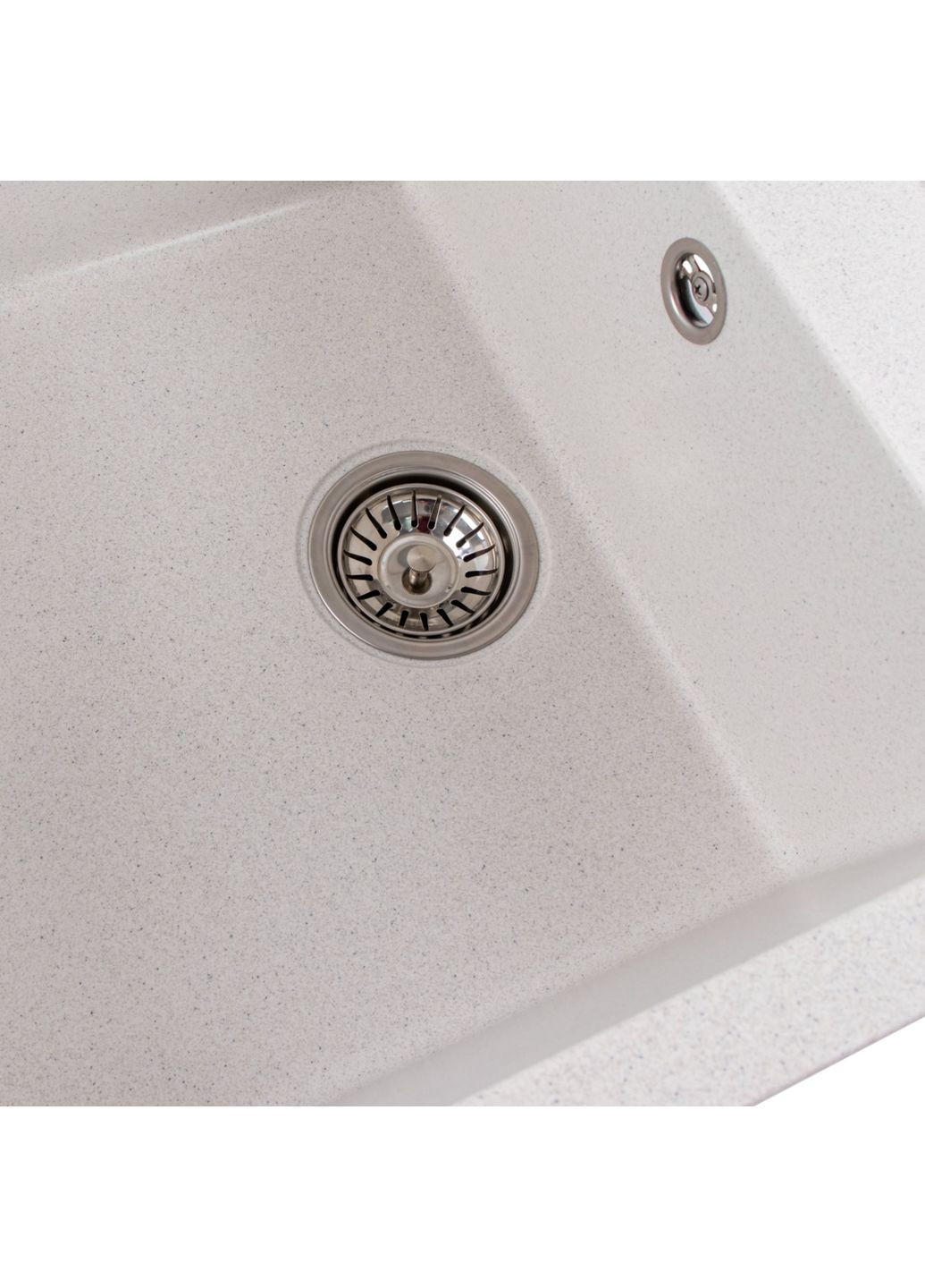 Комплект: Мийка SELENA 7950 біла в крапку + Змішувач NS02A білий в крапку + Сифон 1041 Valeso (361304758)