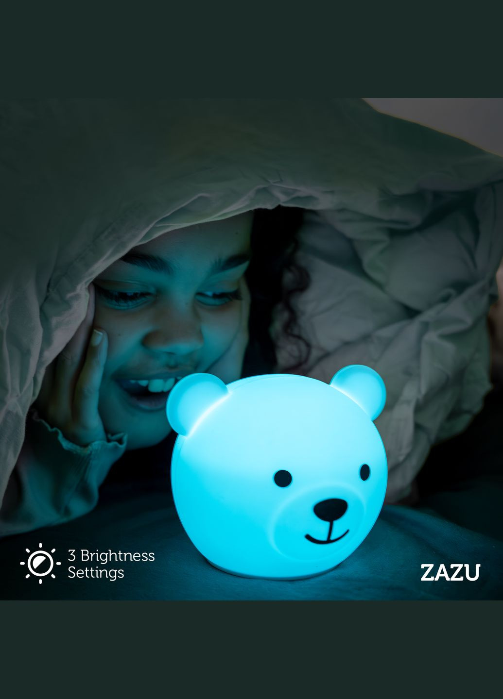 Ночник Bor Многоцветный силиконовый () Zazu ZA-BOR-01 (331790430)