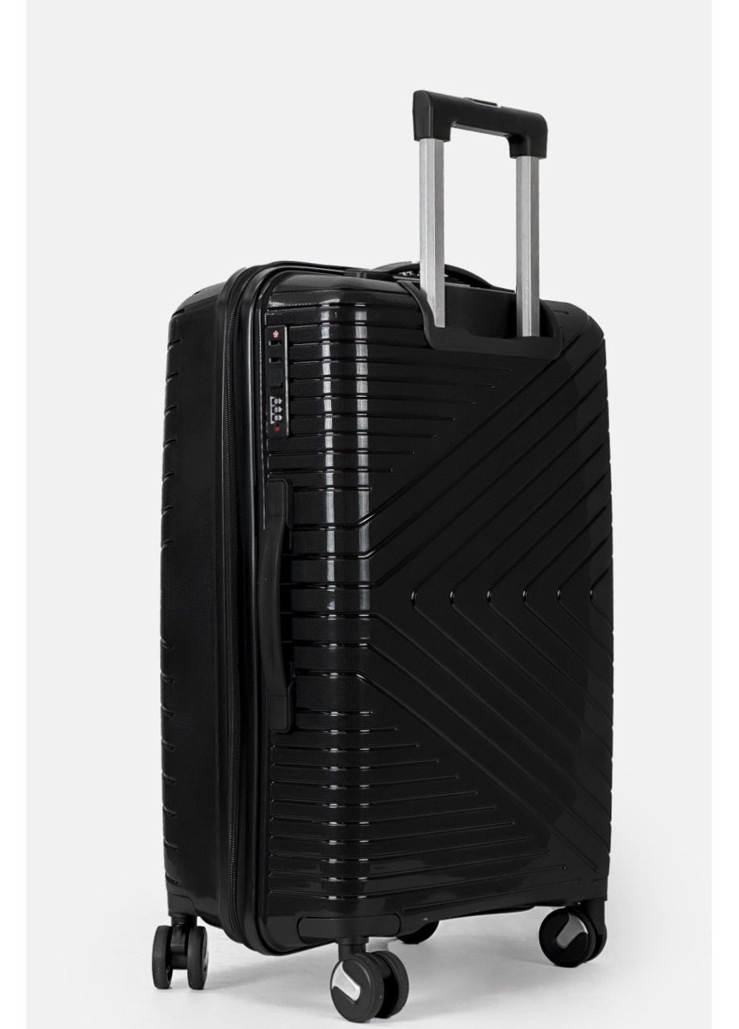 Средний пластиковый чемодан 301-2-BL Tourist (295903113)