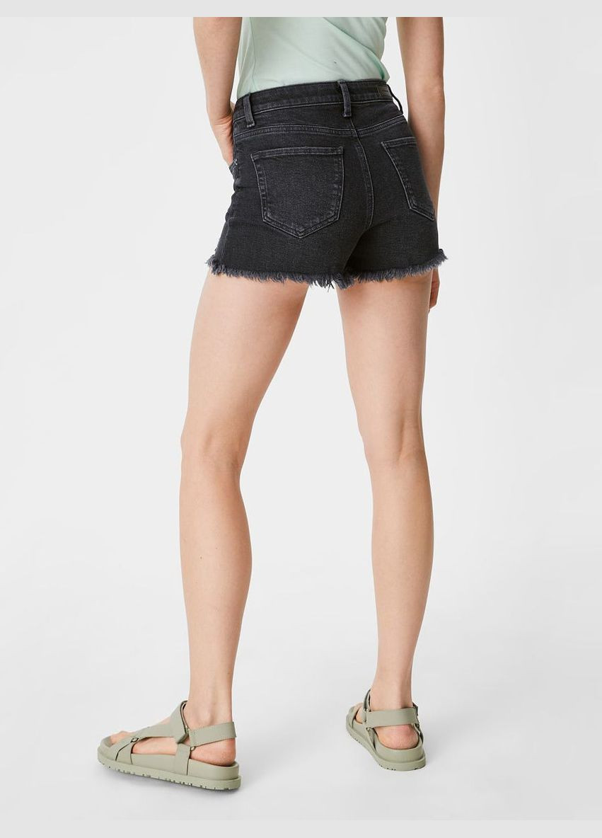 Джинсові шорти з високою талією C&A (299120124)