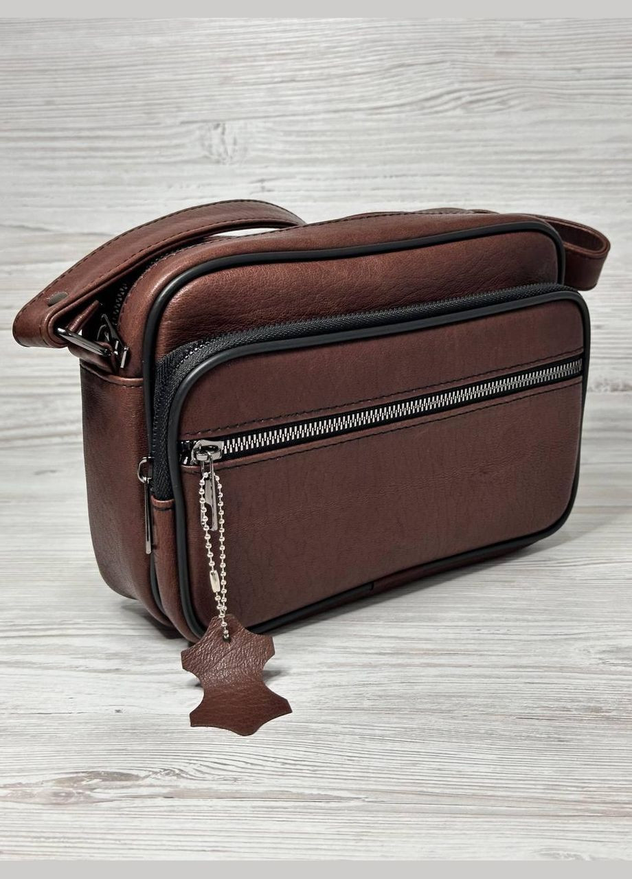 Сумка женская коричневая натуральная кожа 102079/4 No Brand (313100303)