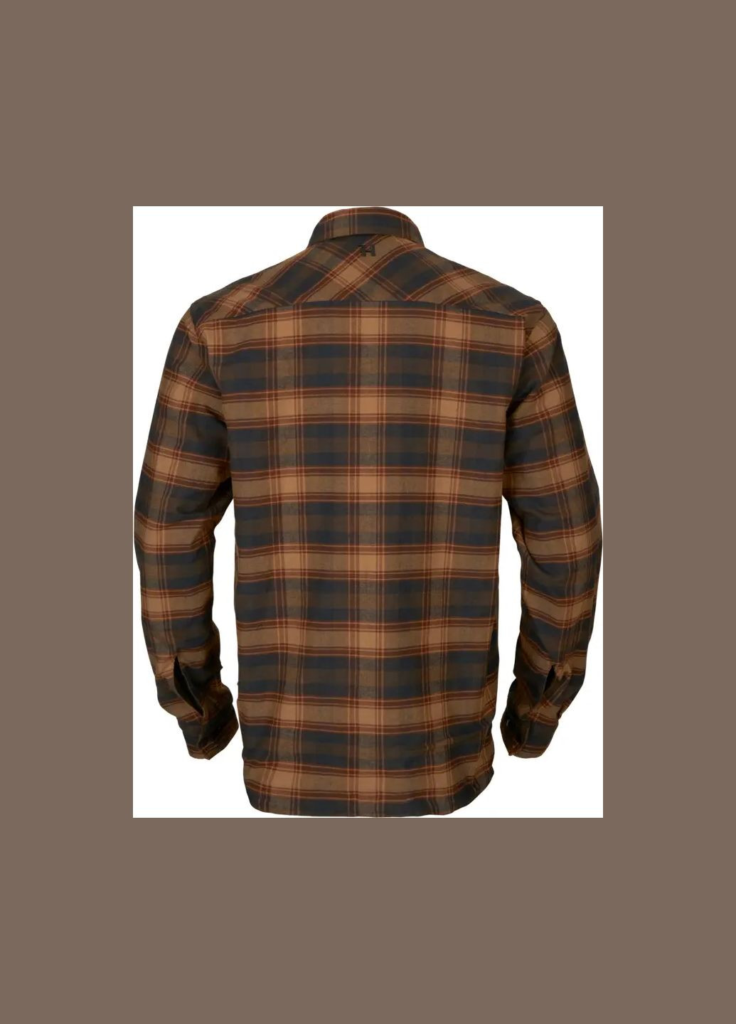 Комбинированная рубашка harkila eirik reversible dark warm olive/burgundy No Brand