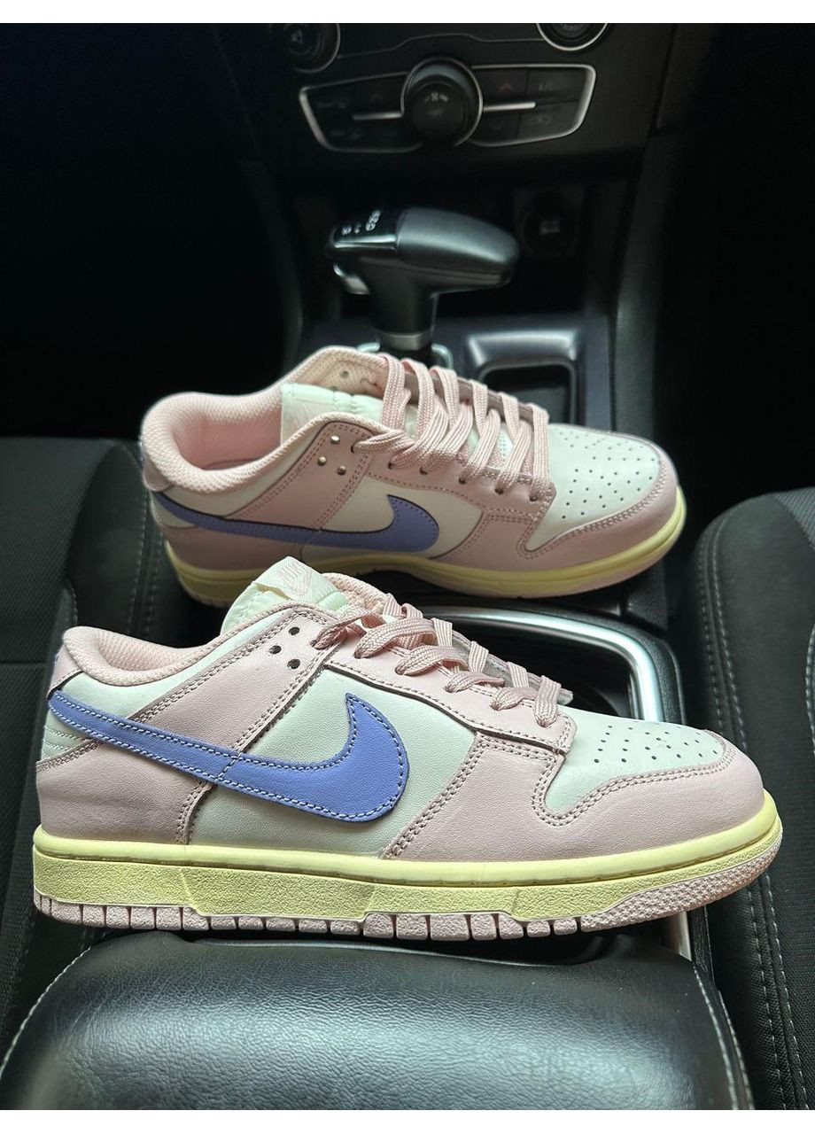 Розовые демисезонные кроссовки мужские nike sb dunk pink oxford найк сб данк No Brand