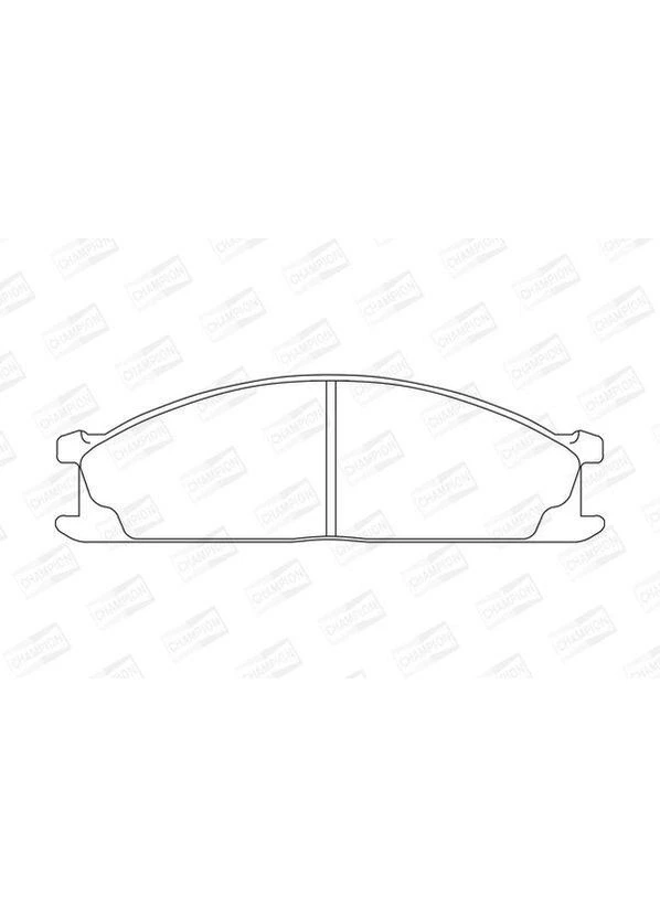 Колодки гальмівні дискові передн Nissan Navara (98-), NP300 Pickup (08-), Terrano (I,II) (572373CH) Champion (362091617)