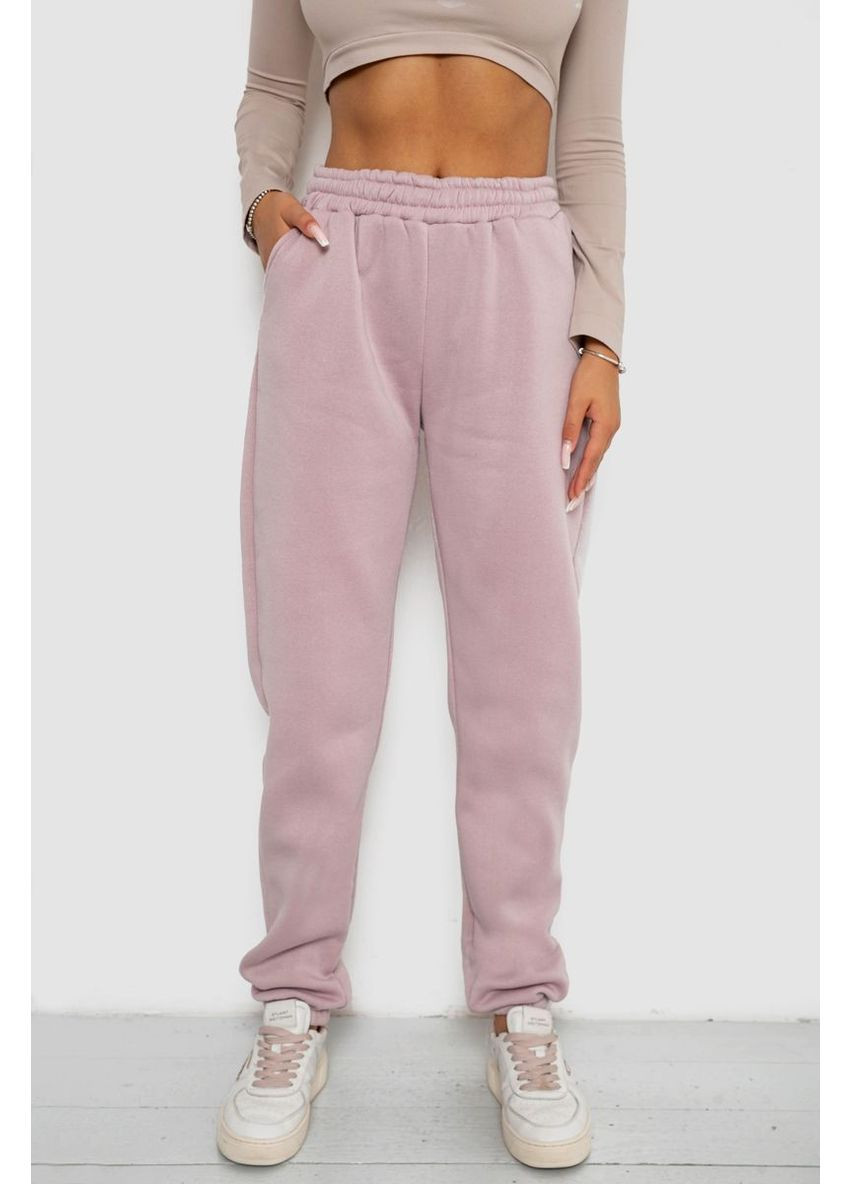 Спортивні штани жіночі на флісі, колір мокко, 238R58671 Ager (358516461)