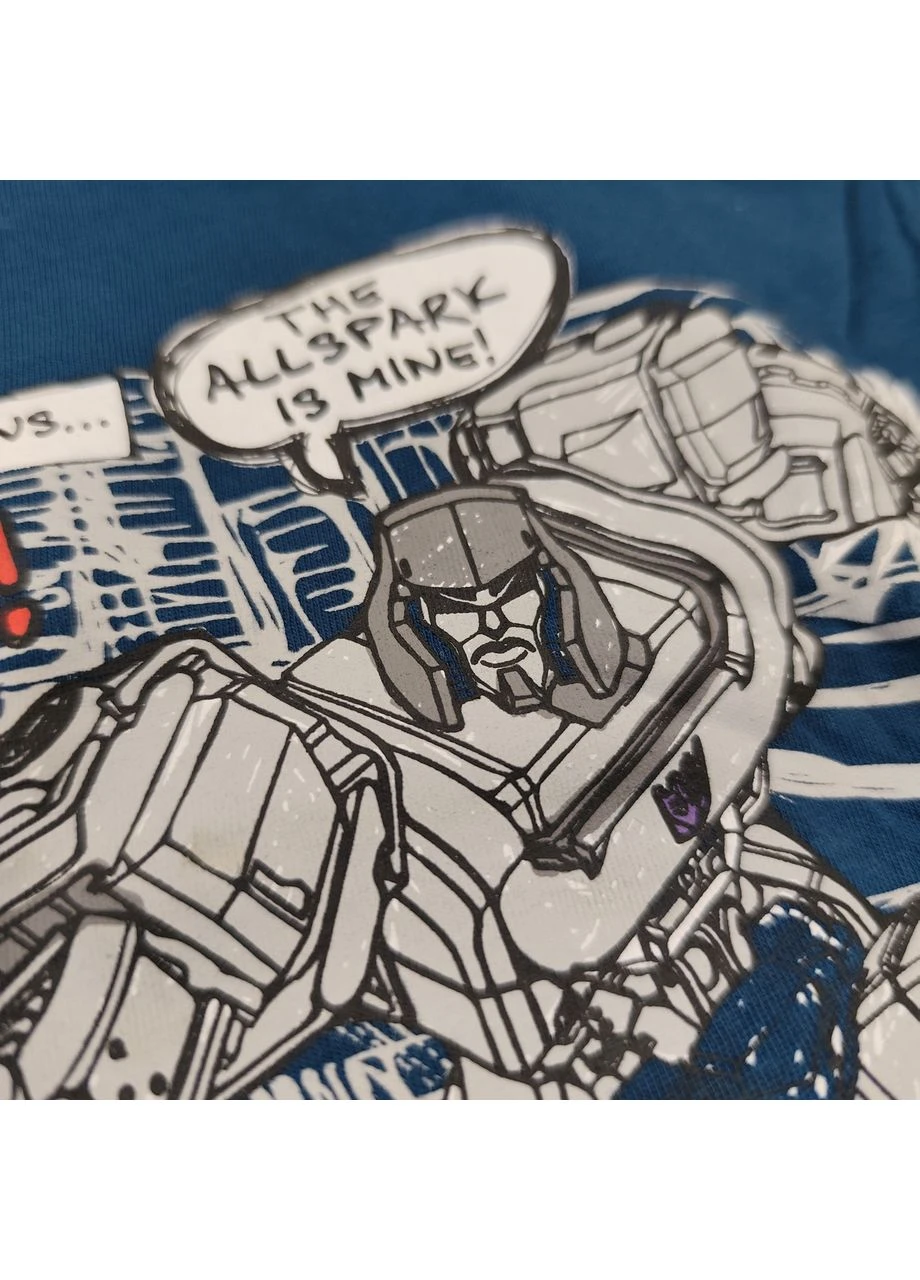 Комбінована літня футболка хлопчику (набір 2 шт) • бавовна Transformers