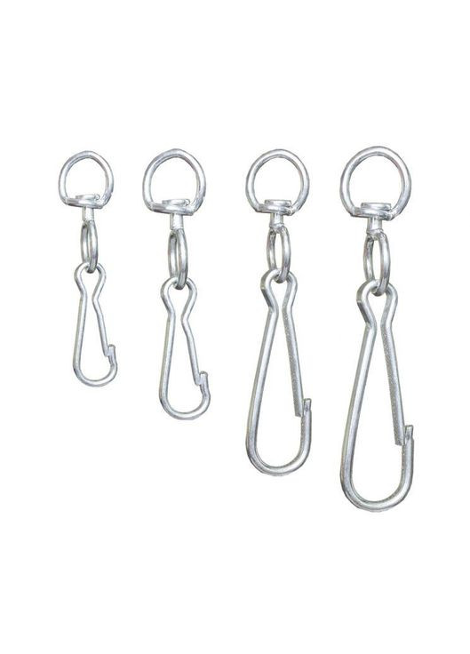 Карабин пружинный с вертлюгом 100 мм, Турция. No Brand (368710120)