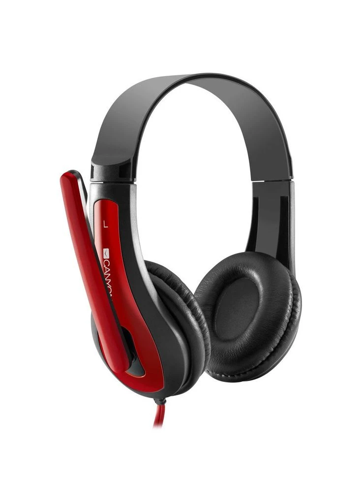 Наушники HSC-1 Black (ek05507) Canyon HSC-1 Black-Red (392045019)