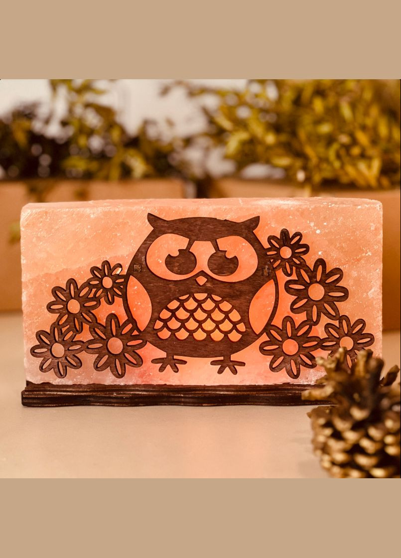 Соляной светильник солевая лампа 100% из розовой гималайской соли 2 кг на комнату 15 – 17 кв.м. (66300911) No Brand (316230827)