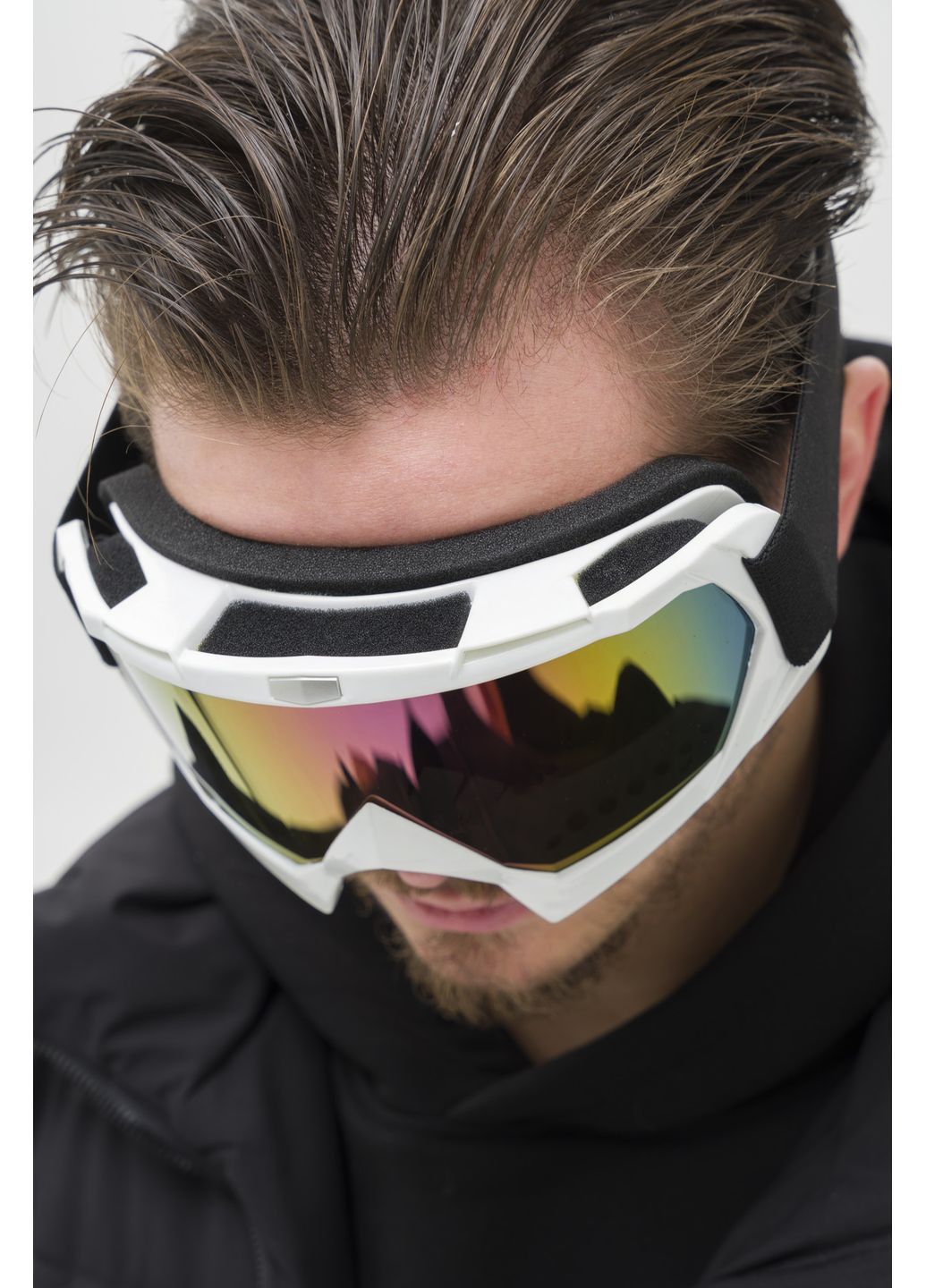 Мужские Лыжные Очки Горнолыжные Маска Зеркальная Chameleon Without (367254891)