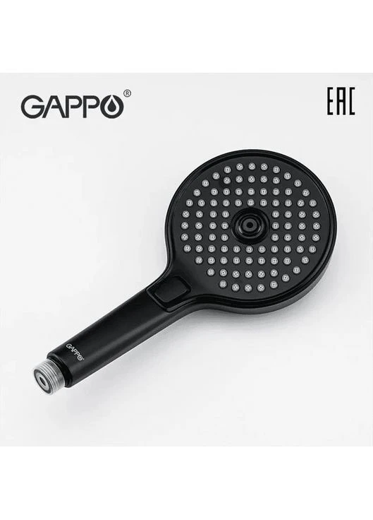 Душевая лейка G004, 3-режим, черный GAPPO (392907538)