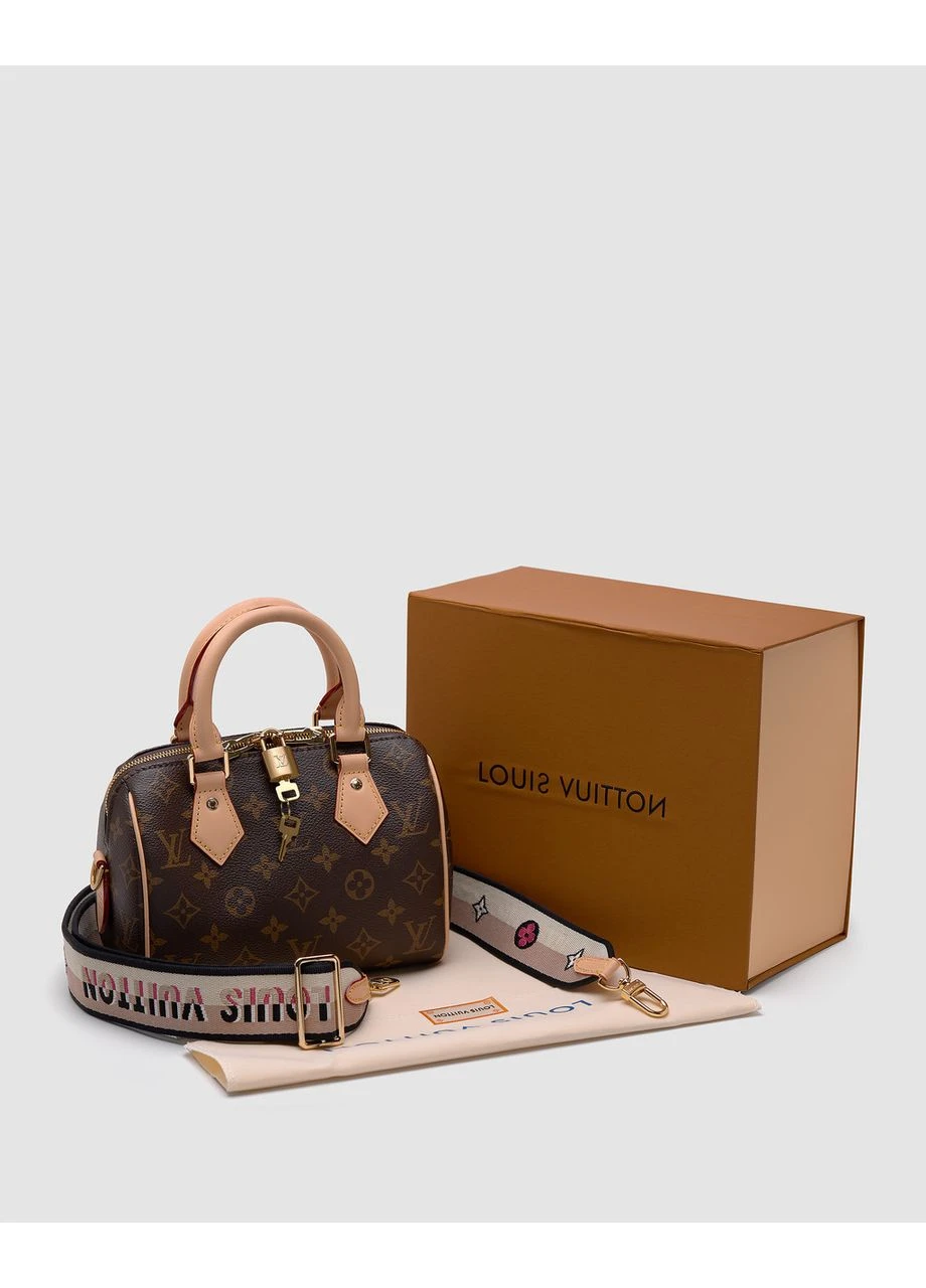 Сумка жіноча Speedy Nano Brown Pink No Brand (389493223)