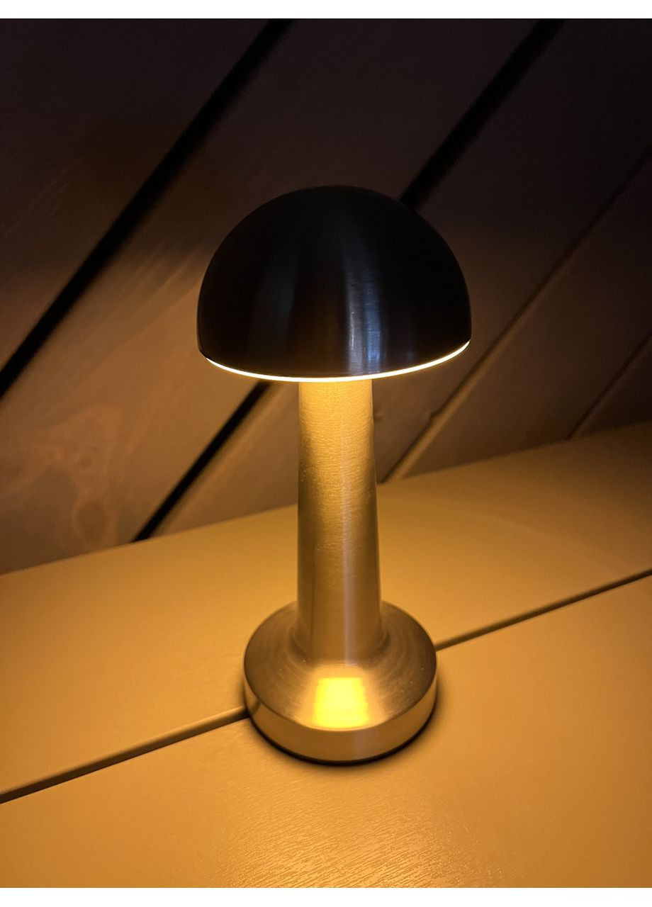 Настільна бронзова лампа "Грибочок" для бара/кафе/ресторана (795-LTA11 GOLD) No Brand (370071744)