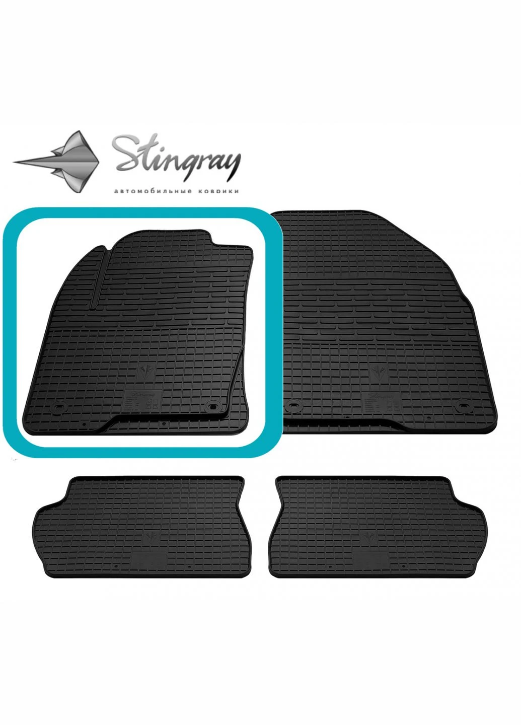 Водійський килимок у салон для Ford Fiesta 2002-2008 Stingray Fiesta V 2002-2008 (375003671)