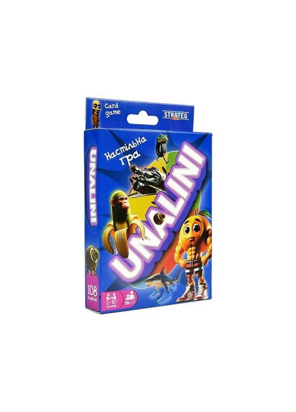Карточная игра "Уналини" 30920, 108 игральных карт Strateg (368834530)