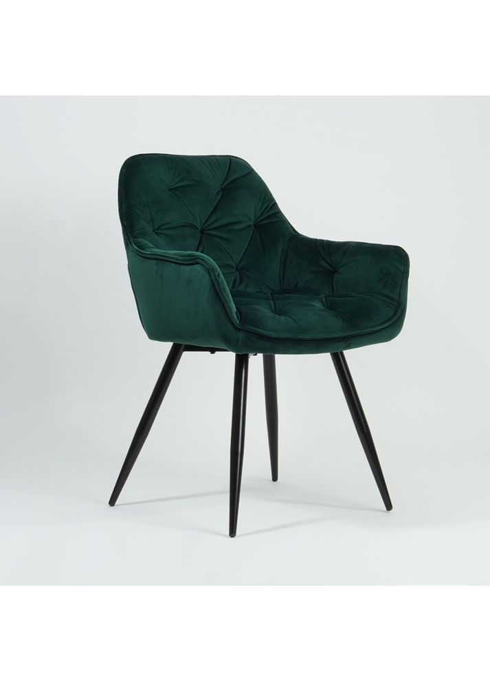 Крісло Cherry Velvet Зелений / Чорний CHERRYVCZ Signal (372178014)