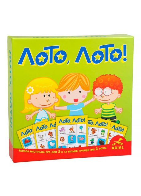 Настільна гра Лото-лото (4820059910374) Arial (367059997)