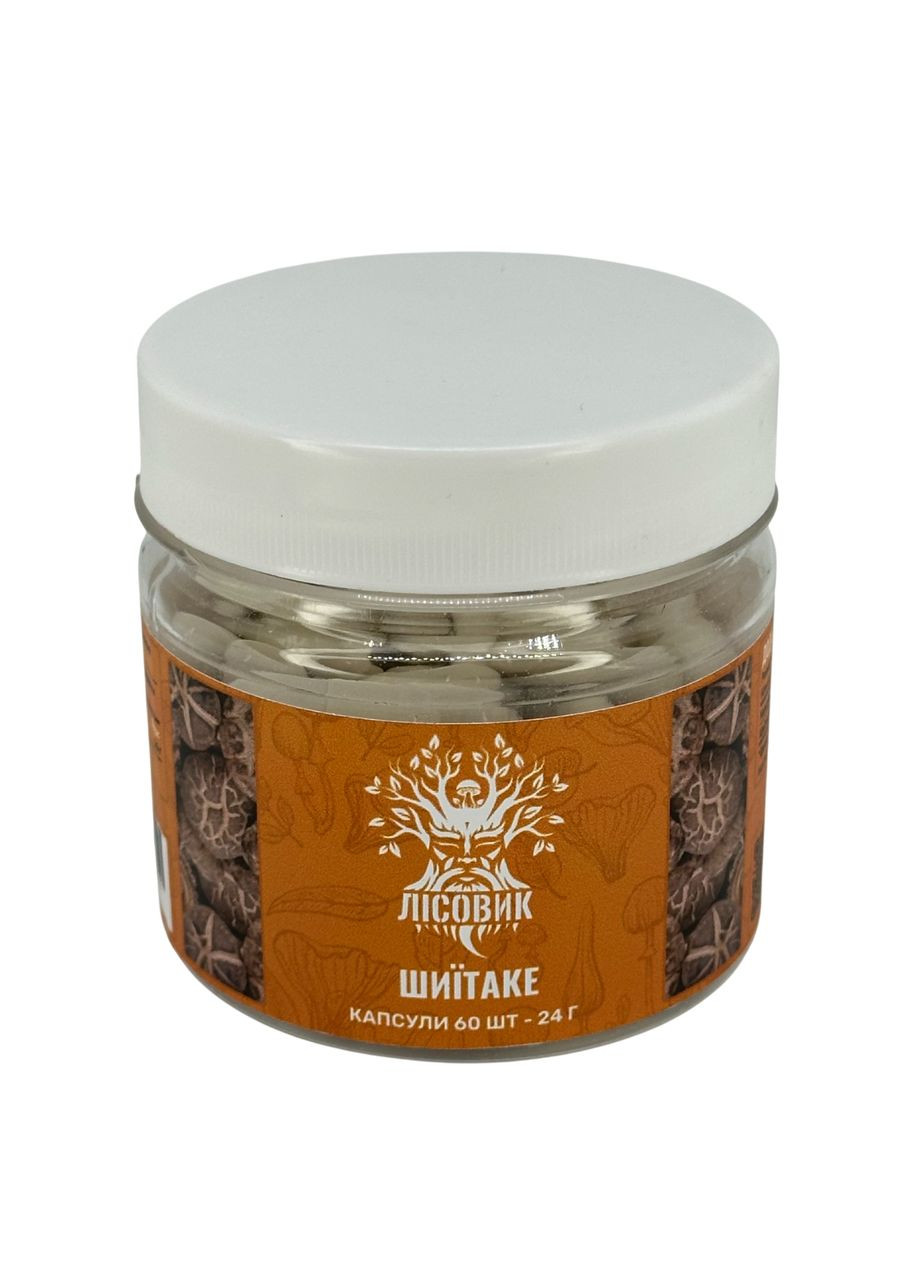 Микродозинг Шиитаке, капсулы 60 шт по 0.4 г Лісовик (334711109)