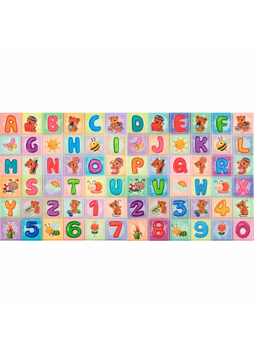 Набір панелей стінових 3D 700х1400х4мм Абетка (2шт) SW-00002352 Sticker Wall (362095185)