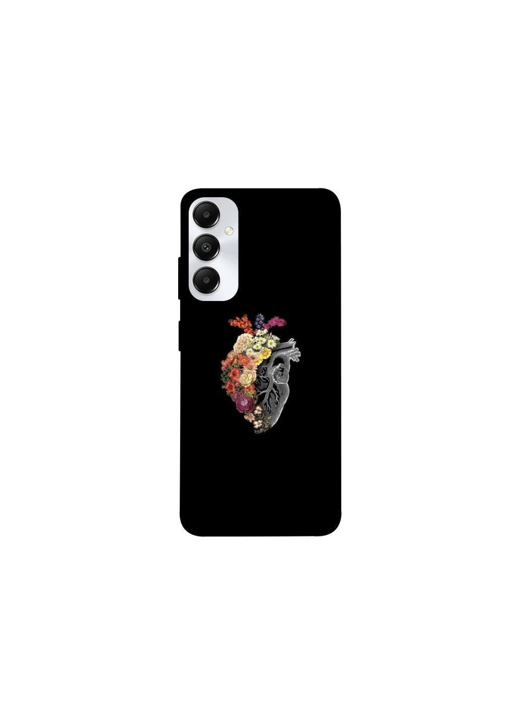 Чехол на Samsung Galaxy A05s Heart with flowers Frontalka (362033877)