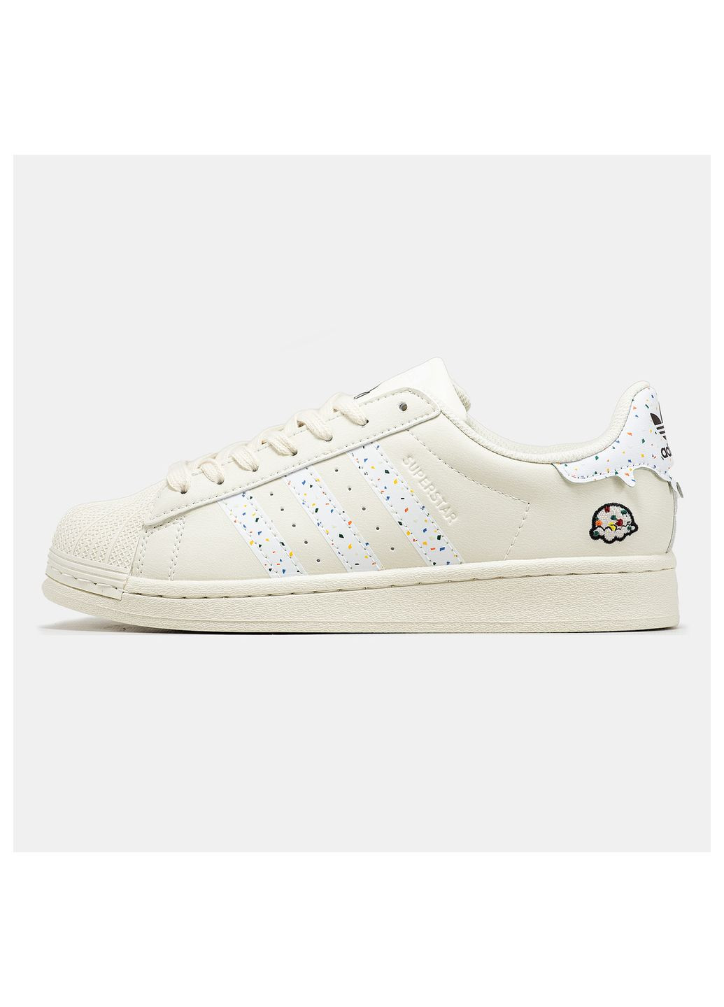 Кросівки жіночі No Brand Superstar бежеві демісезони (297869448)