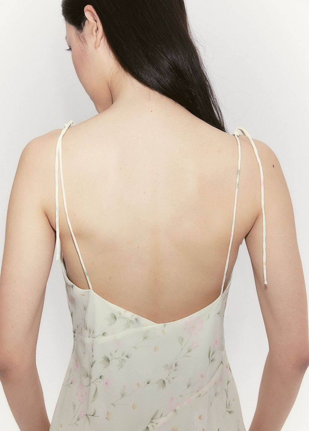 Молочна кежуал сукня H&M з квітковим принтом