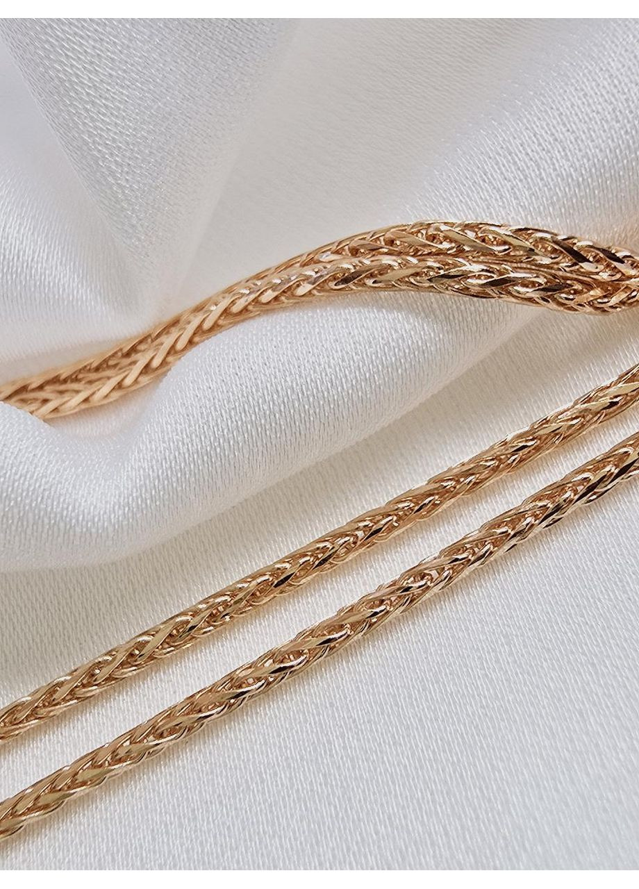 Золотий ланцюжюк «Колосок», червоне золото 585 проби (50см) ц303403-1л Столична Ювелірна Фабрика (355795729)