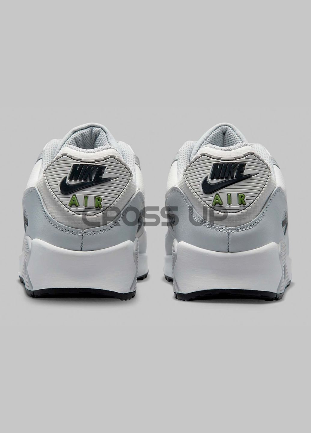 Білі всесезон кросівки чоловічі air max 90 gtx dj9779-003 весна-осінь шкіра текстиль мембрана біло-сірі Nike