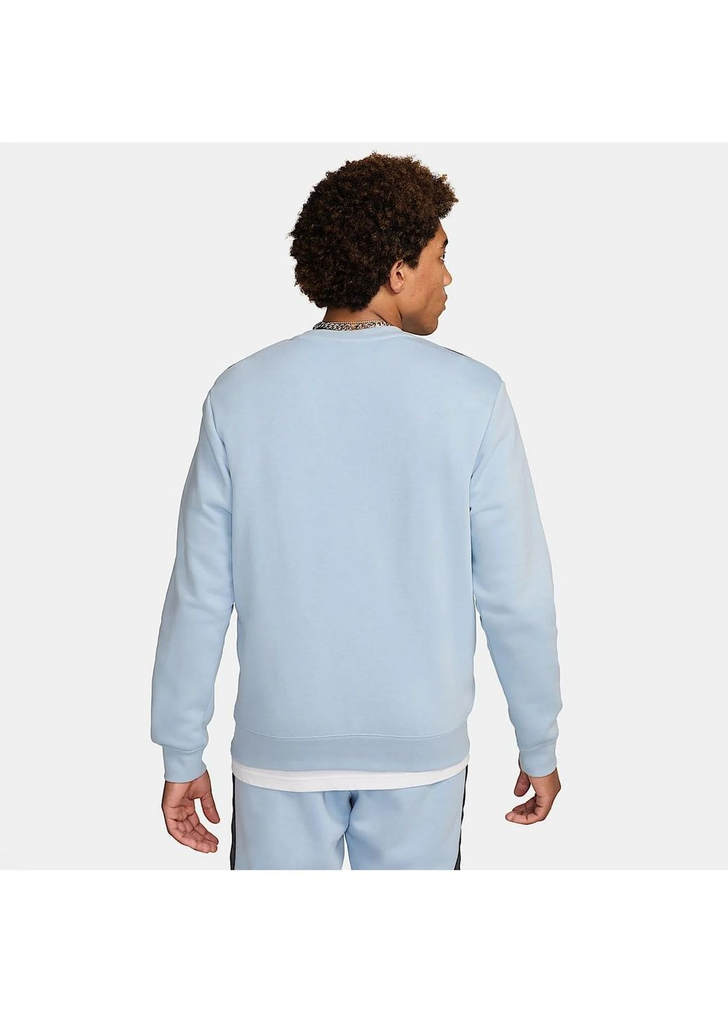 Свитшот мужской Sportswear Fleece Light Blue Nike (364662923)
