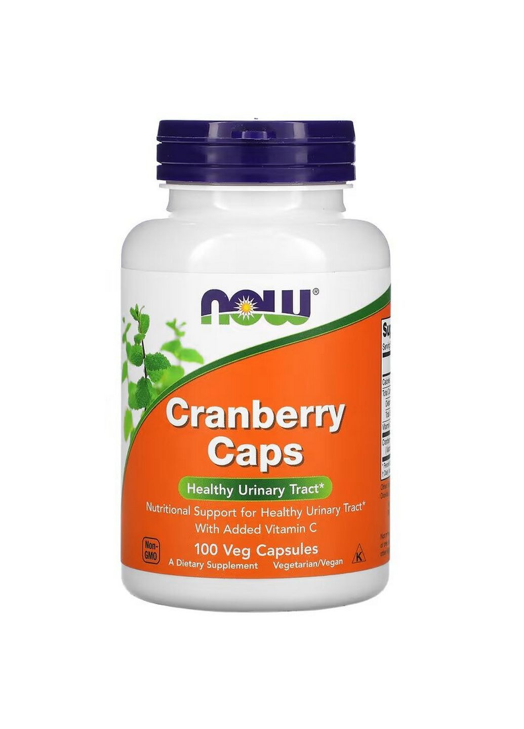 Натуральна добавка Cranberry Caps, 100 вегакапсул Now (293341745)