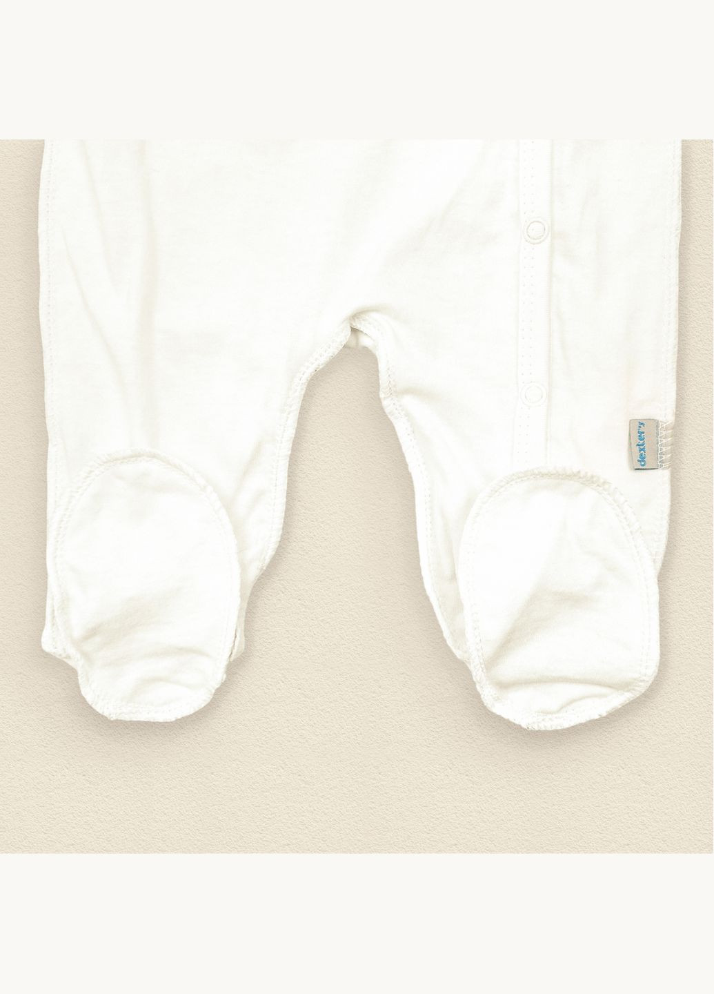 Чоловічок для новонароджених із принтом Hello Baby Молочний dexter's (296485352)