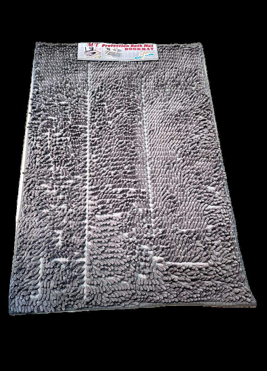 Килимок у ванну 80*50 см Темно-сірий Velcom No Brand (316260030)