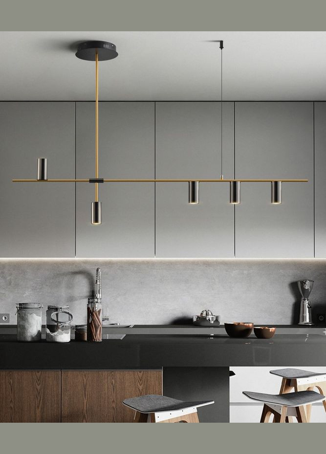 Потолочная люстра на 5 лампочек 26468 Золото 65х12х123 см. Sunnysky (364500505)