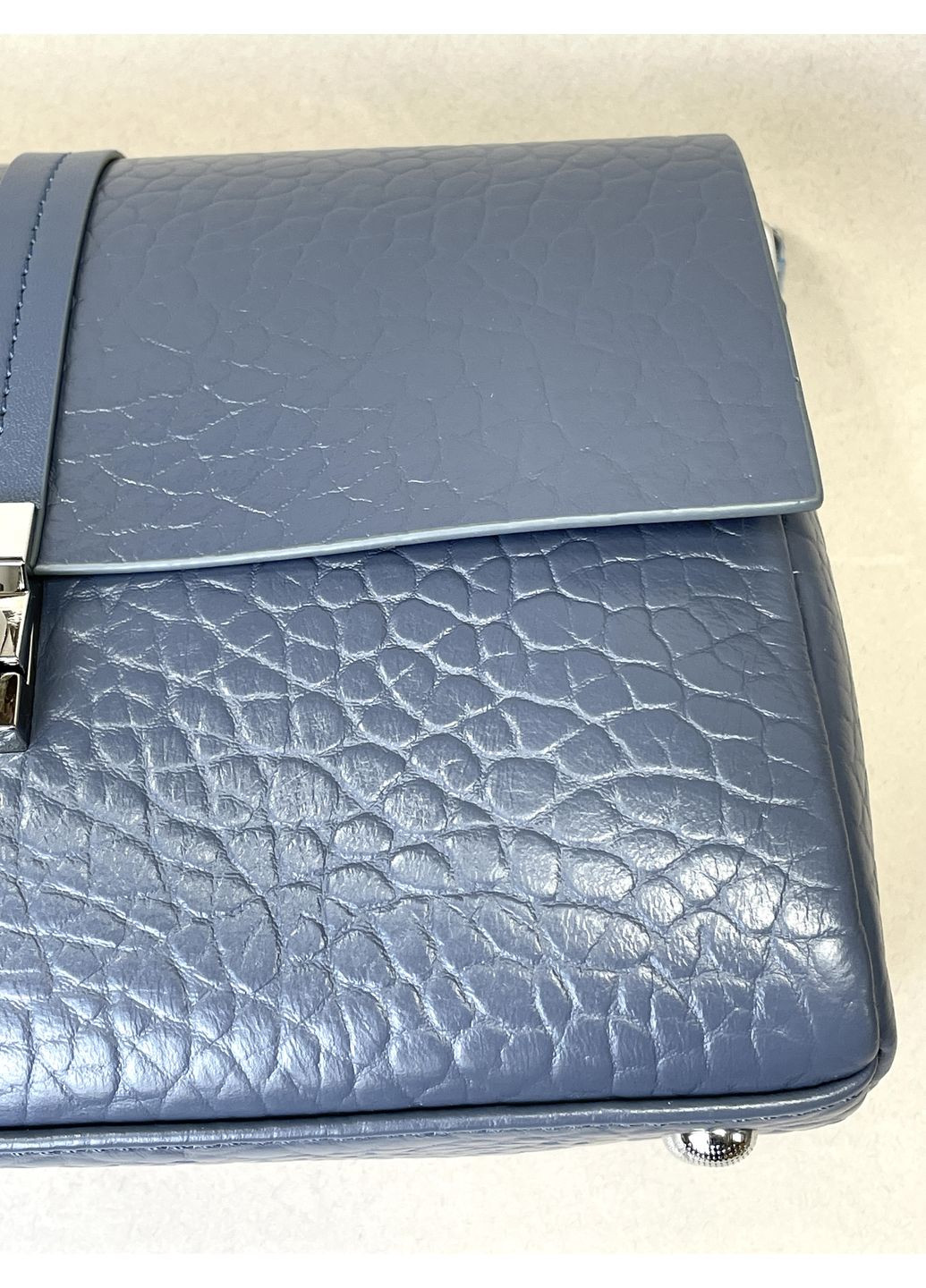 Сумка жіноча натуральна шкіра тиснення два ремінця кросбоді Genuine Leather Кросбоді (361292178)