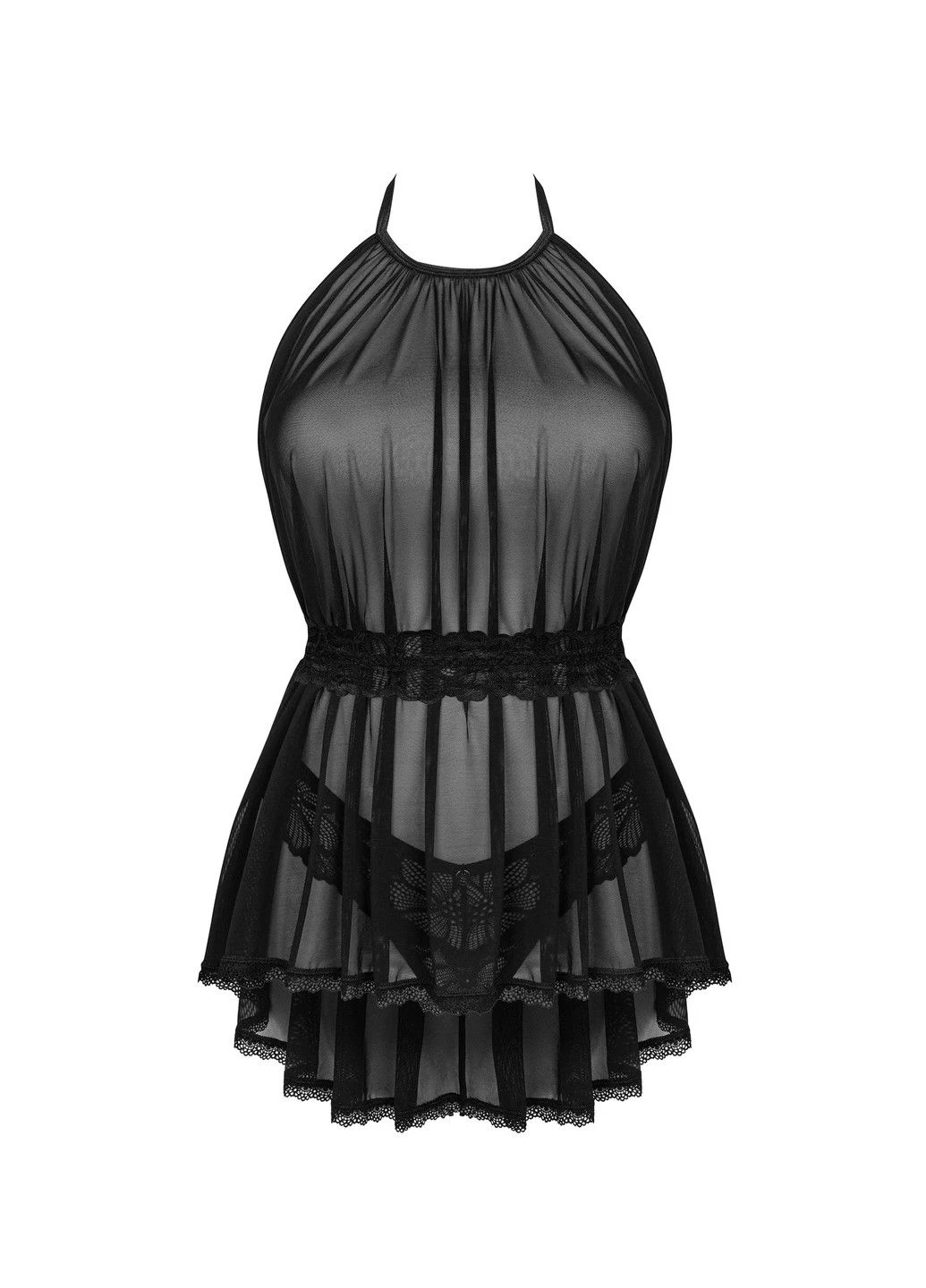 Прозрачная сорочка Serafia babydoll Obsessive (300102498)